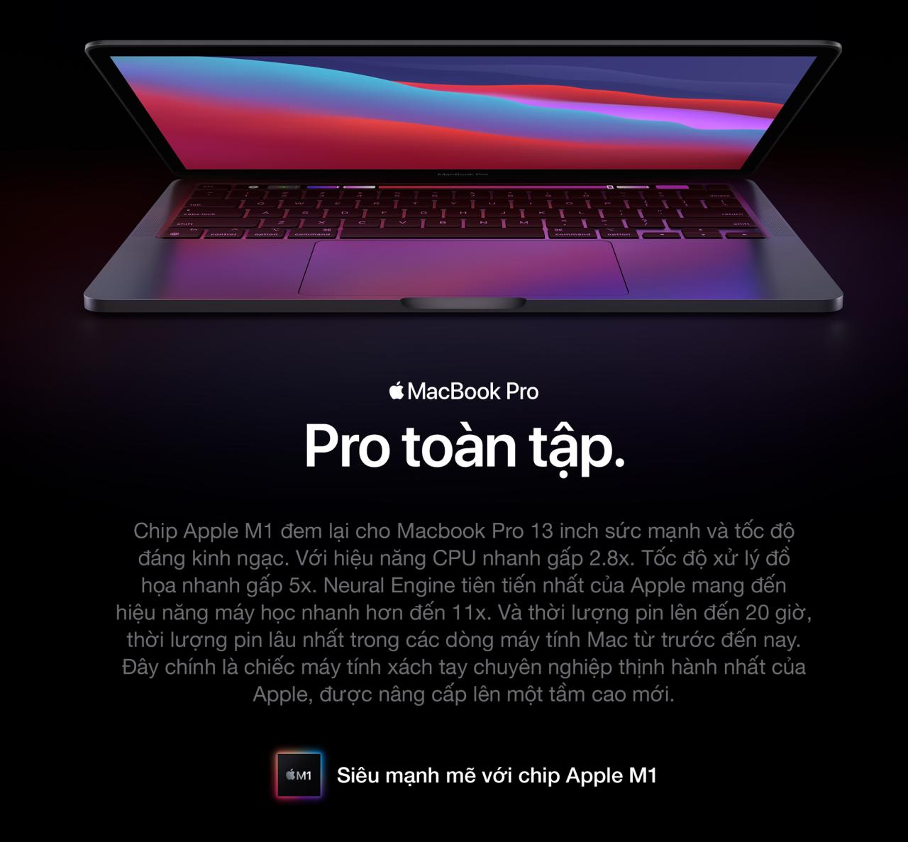 MacBook Pro M1 2020 - Giới thiệu